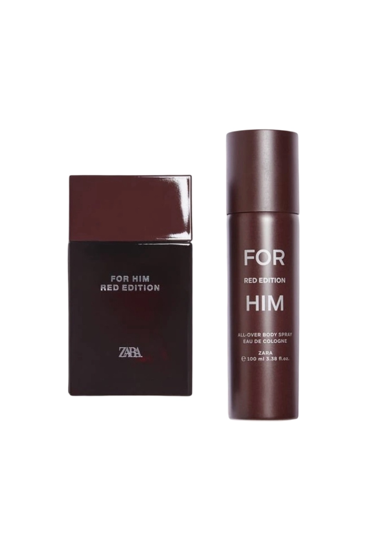 ست عطر مردانه Zara For Him Red Edition 100 میل + اسپری بدن 100 میل