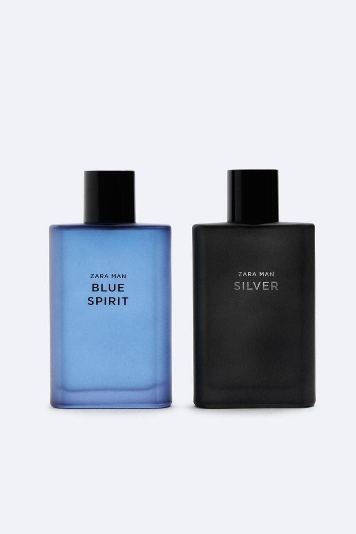 ست دوگانه عطر مردانه زارا: Man Silver & Blue Spirit EDT 90ml