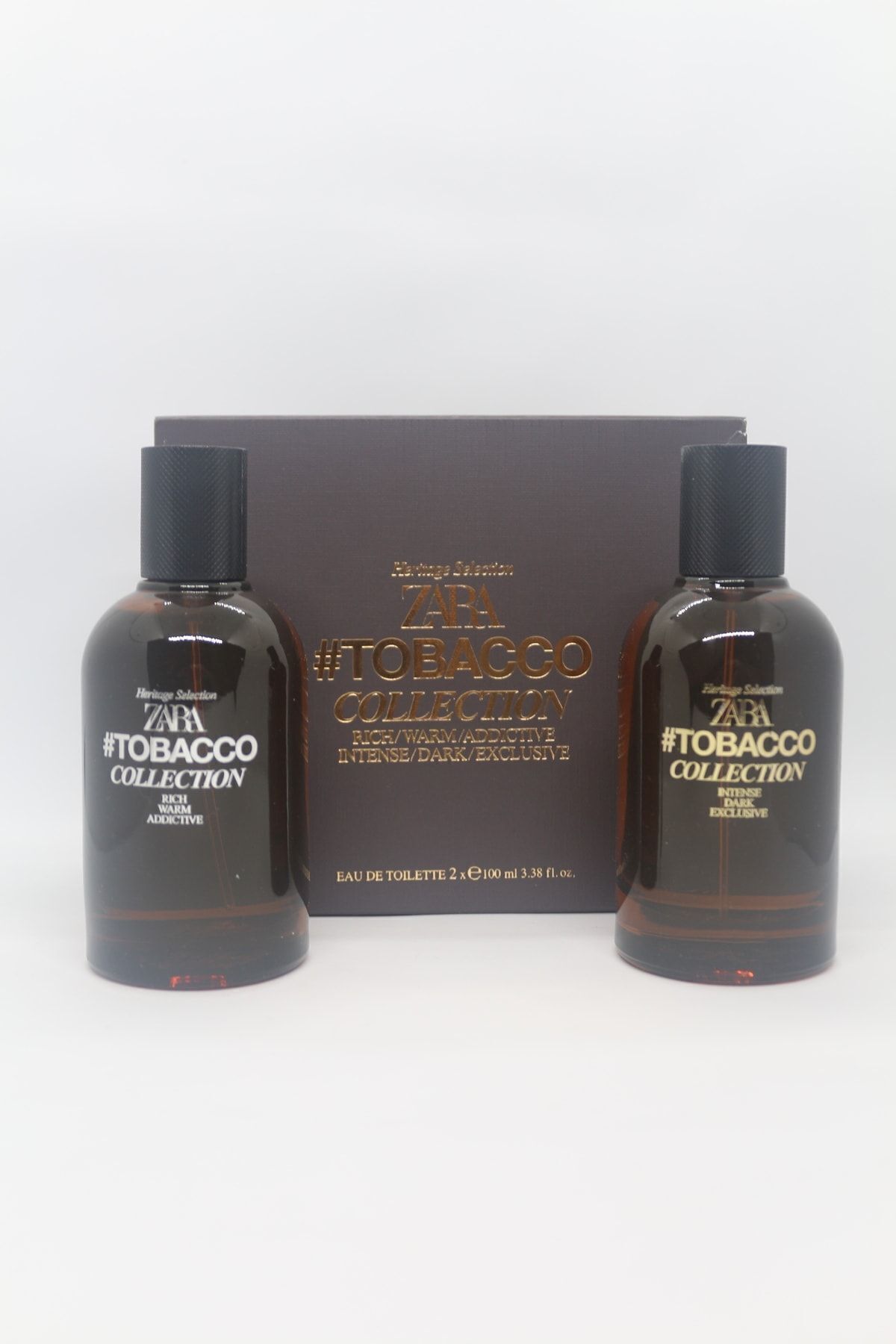 ست عطر زارا توباکو اینتنس دارک اکسکلوسیو EDT 100 میل + ریچ وارم ادیکتیو