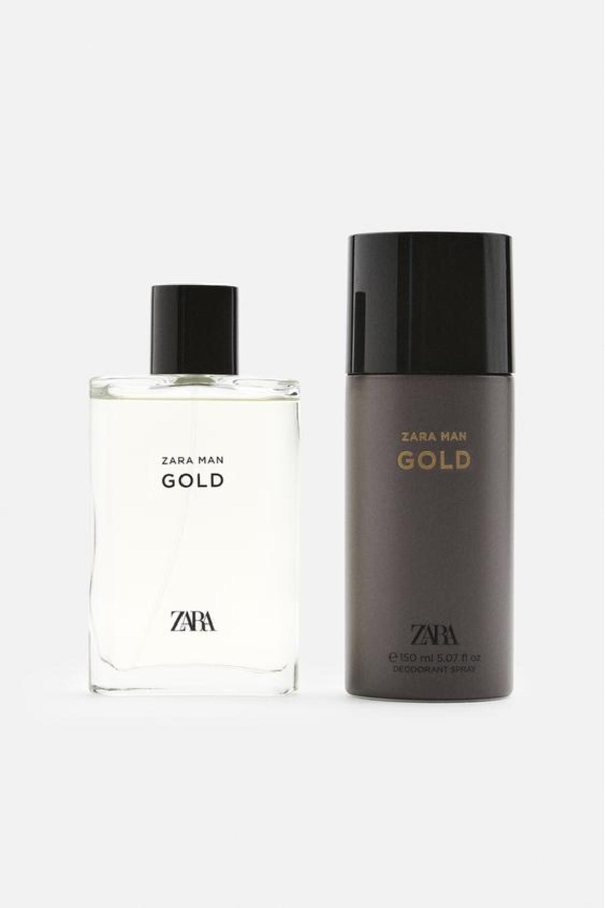 ست عطر ZARA Man Gold: ادو تویلت 90 میل + دئودورانت اسپری 150 میل