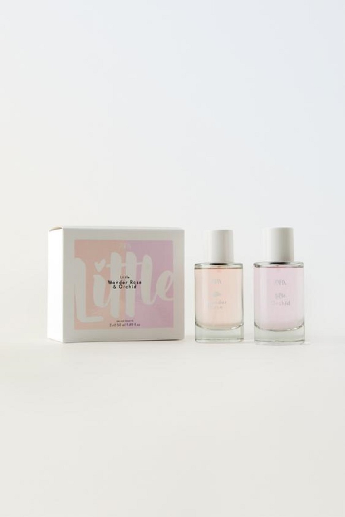 ست عطر کودک Zara Little Wonder Rose + Little Orchid (2×50 میلی‌لیتر، EDC)