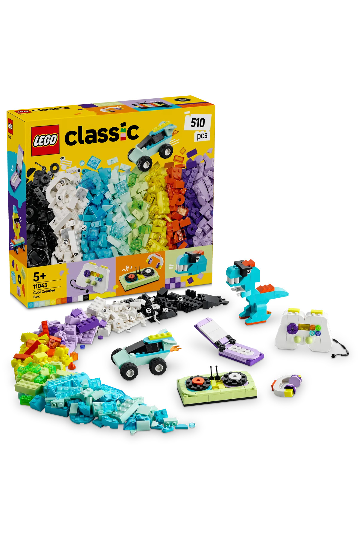 لگو کلاسیک مدل جعبه خلاقیت کد 11043 (510 قطعه)