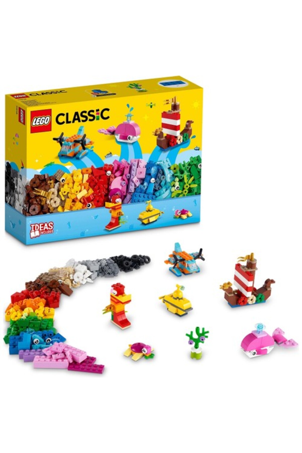 لگو کلاسیک مدل تفریح خلاق اقیانوس کد 11018  (333 قطعه)