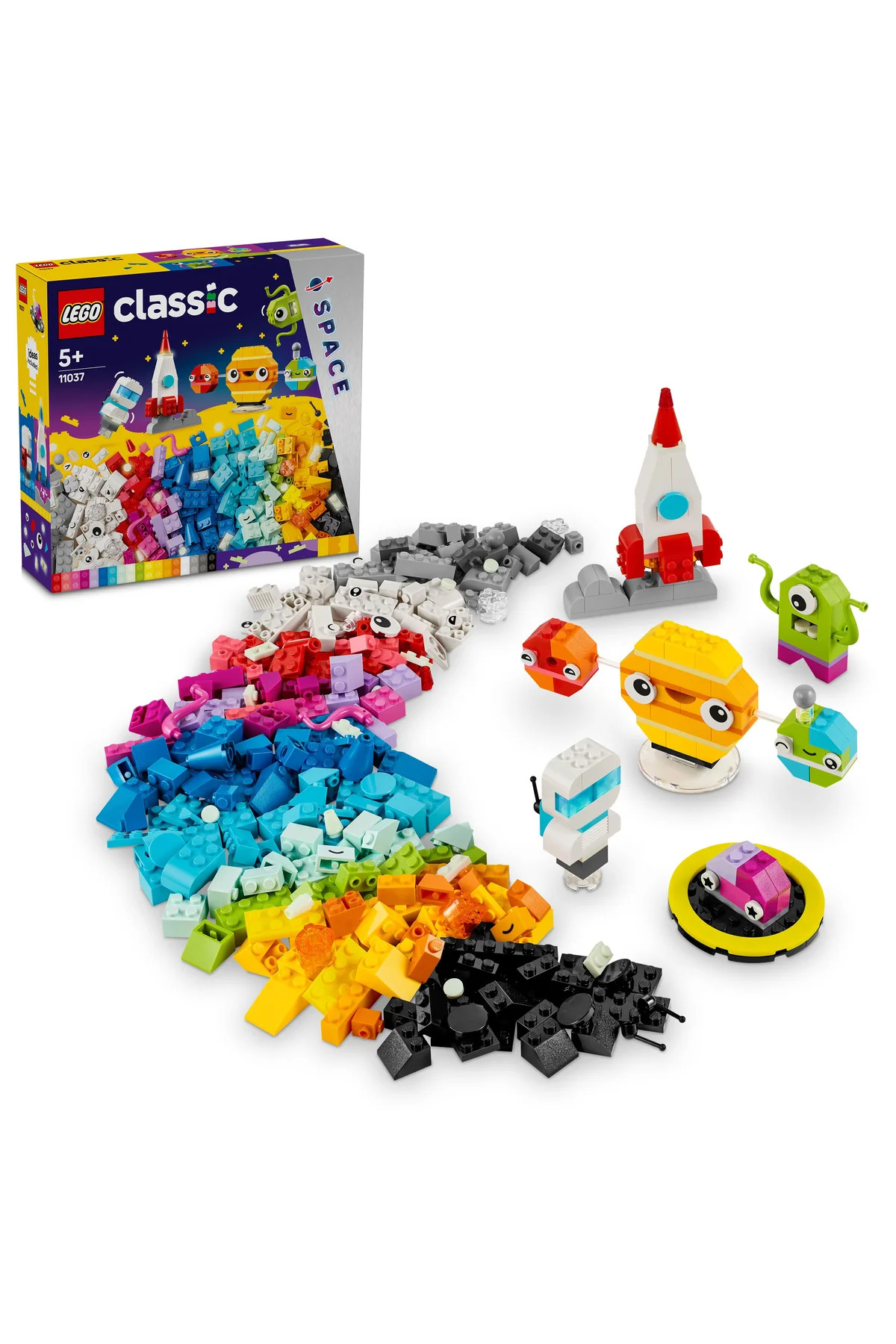 لگو کلاسیک مدل مجموعه سیارات خلاق فضایی کد 11037 (450 قطعه)