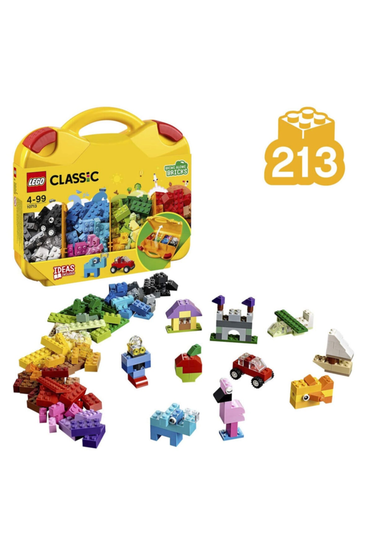 لگو کلاسیک مدل چمدان خلاق کد 10713 (213 قطعه)