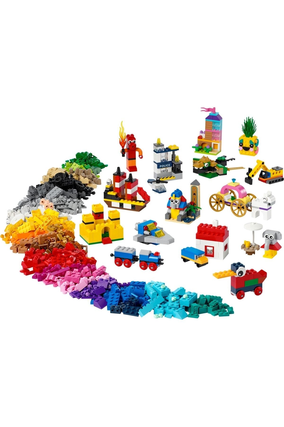 لگو کلاسیک مدل ست ساخت خلاقانه (1100 قطعه)