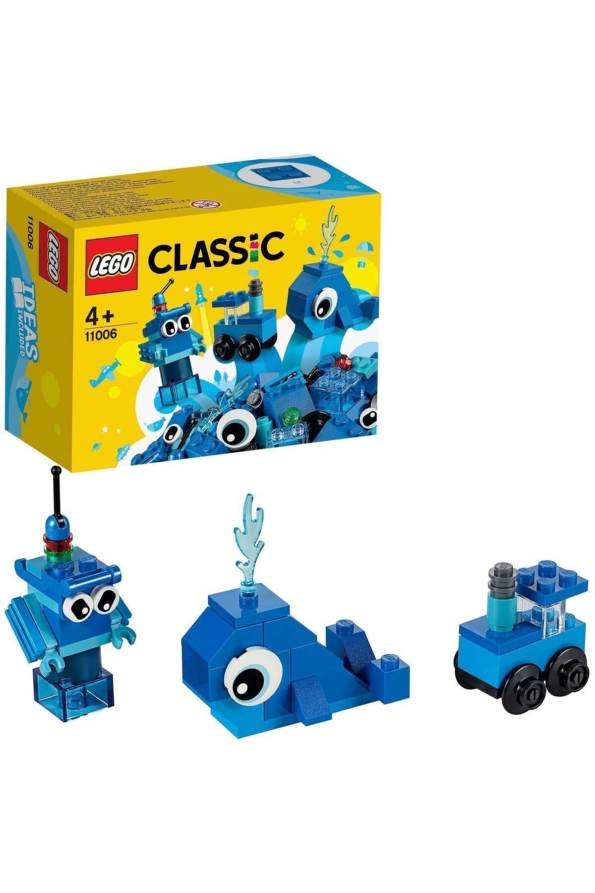 لگو کلاسیک مدل بسته خلاق آبی کد 11006 (52 قطعه)