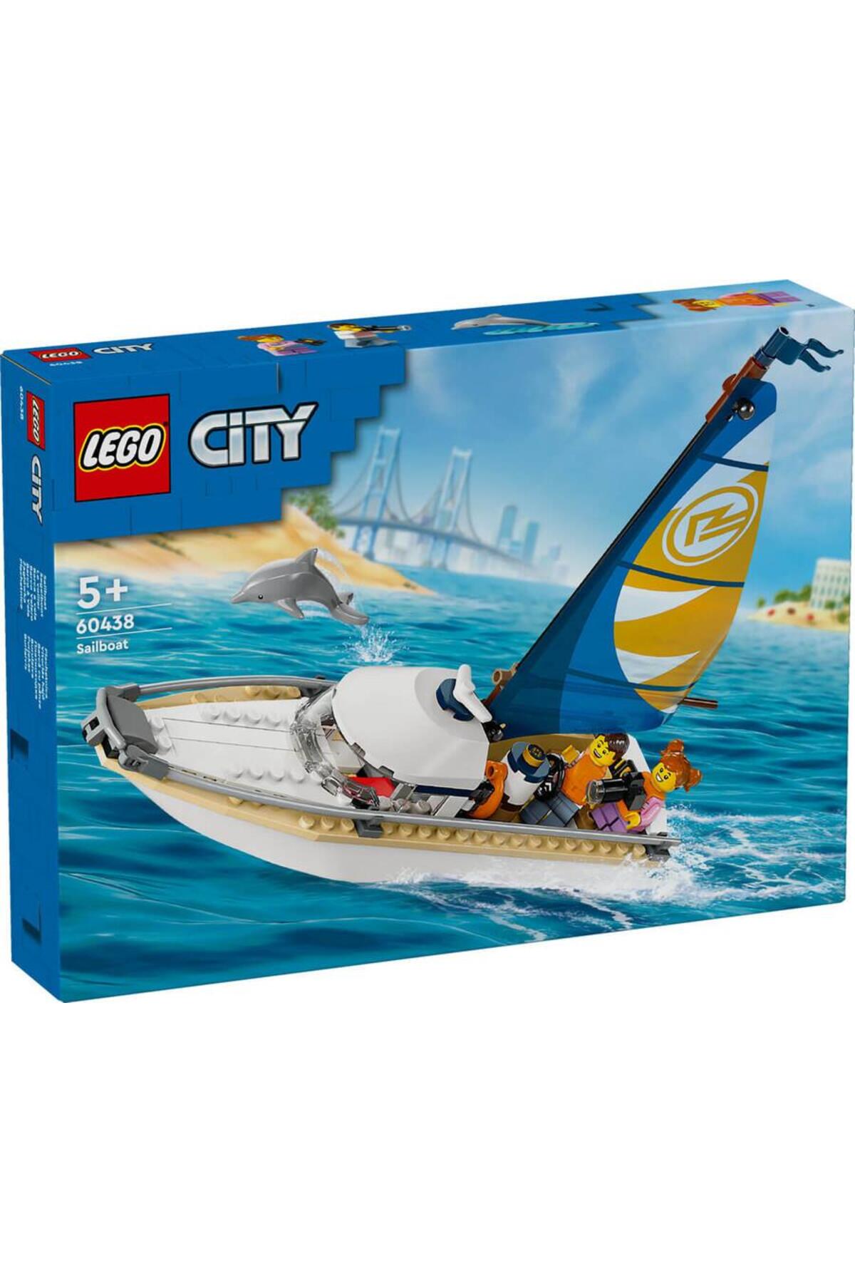 لگو سیتی مدل قایق بادبانی کد 60438