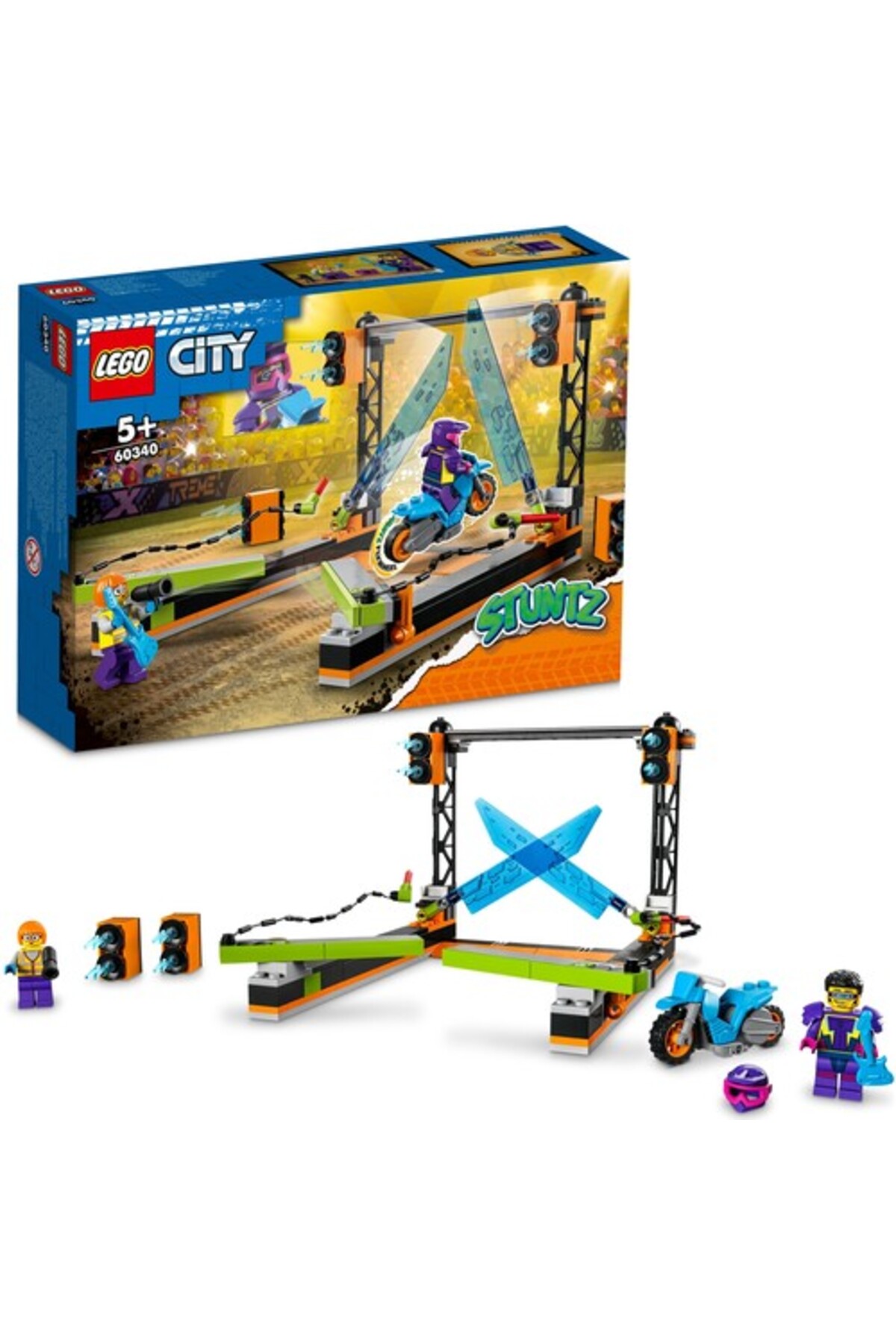 لگو سیتی مدل مسابقه نمایش شمشیری کد 60340 (154 قطعه)