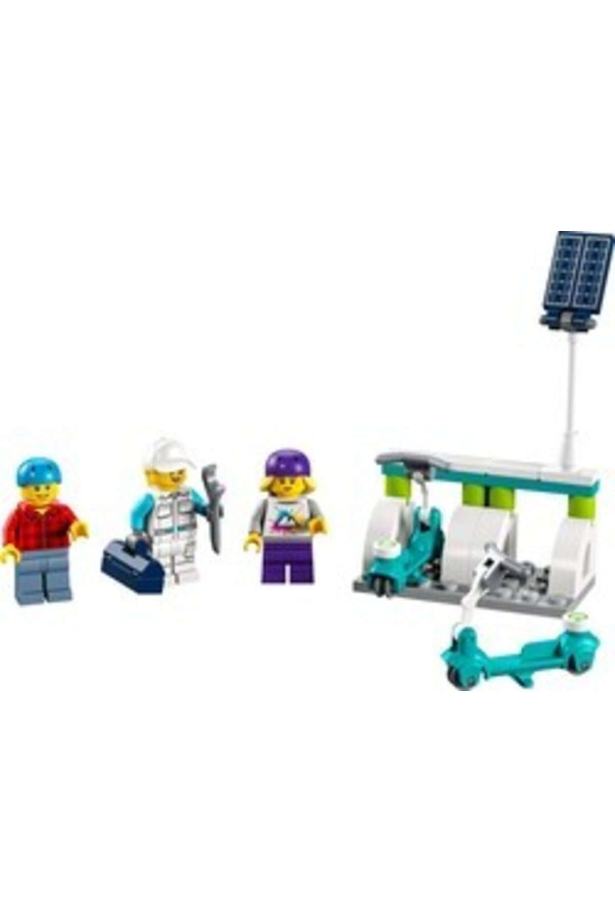 لگو سیتی مدل سکوتر برقی و ایستگاه شارژ کد 40526