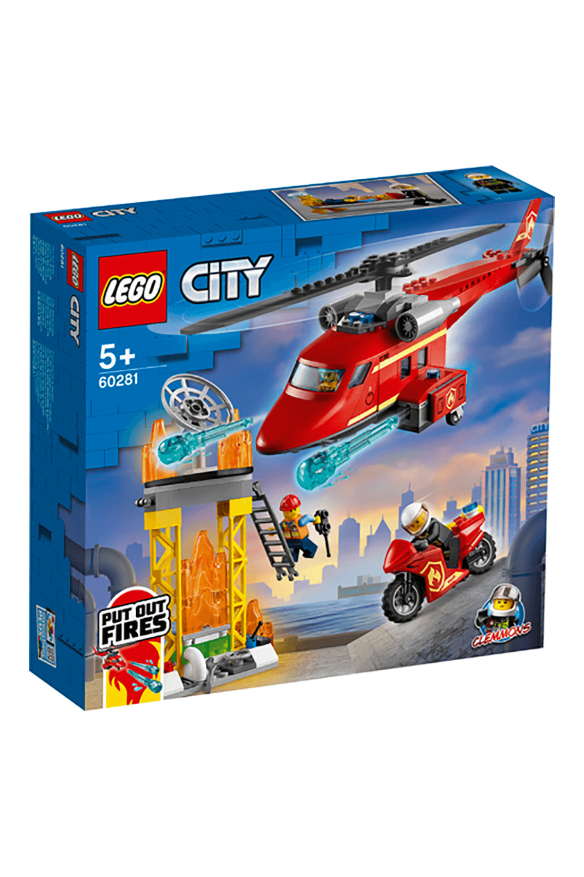 لگو سیتی مدل هلی‌کوپتر نجات آتش‌نشانی کد 60281