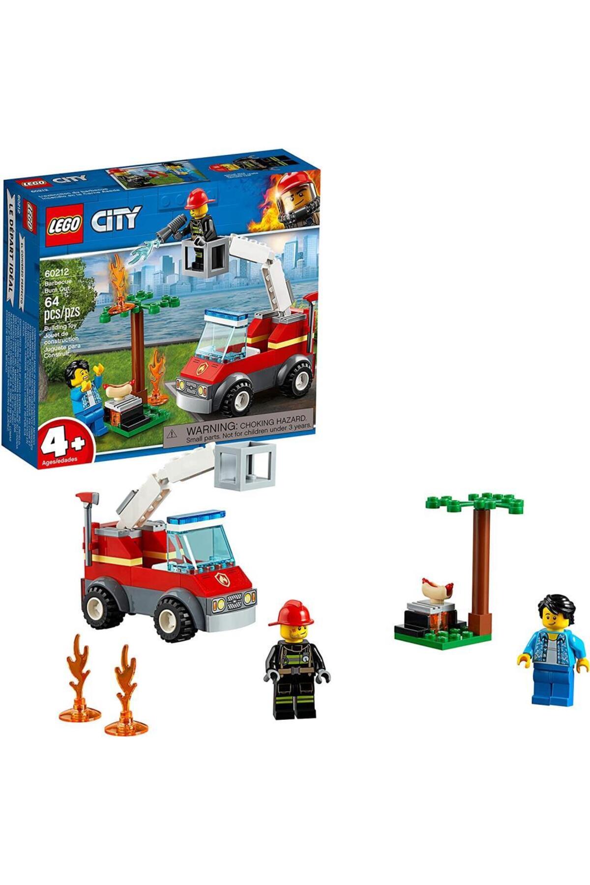 لگو سیتی مدل ماموریت اطفای حریق باربیکیو کد 60212