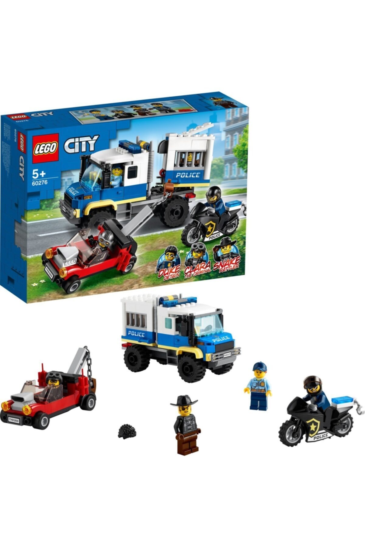 لگو سیتی مدل خودروی انتقال زندانیان کد 60276 (244 قطعه)