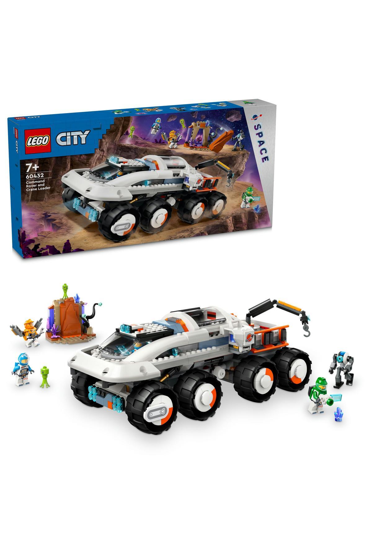 لگو سیتی مدل خودروی فرماندهی و جرثقیل بارگیر کد 60432