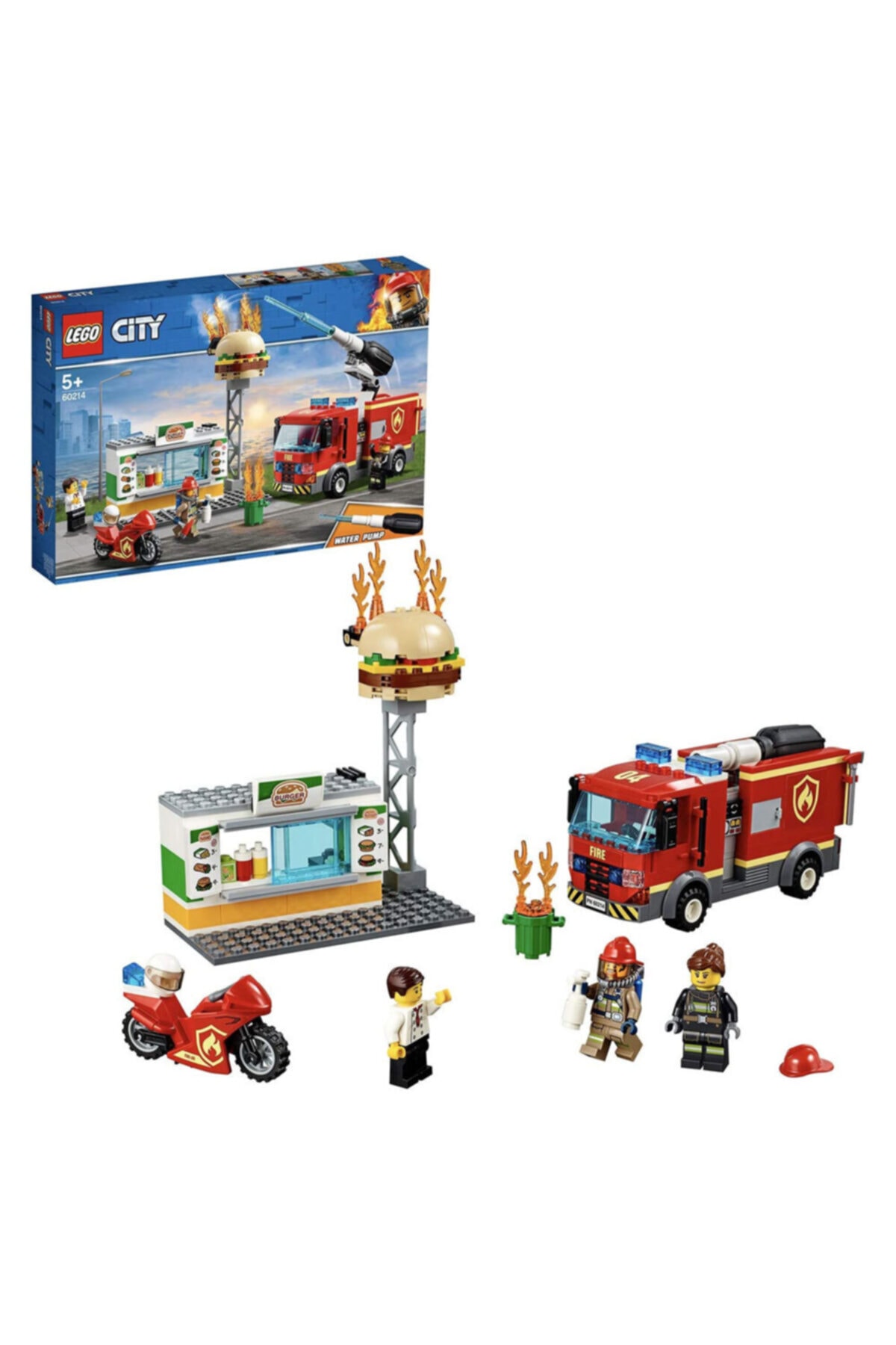 لگو سیتی مدل بار برگر و عملیات نجات کد 60214