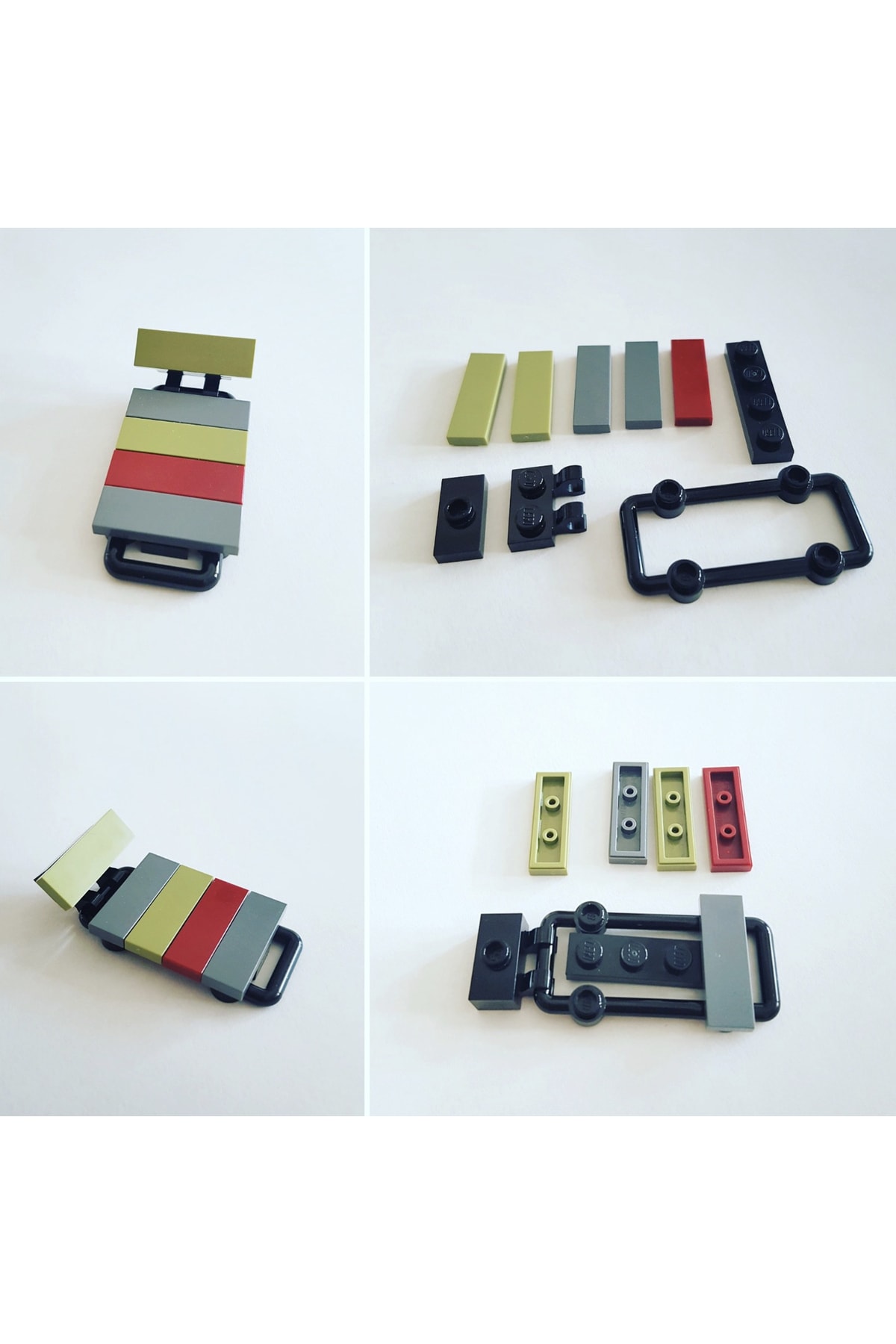 لگو سیتی مدل مینی‌فیگ و اکسسوری شزلون رنگی تابستانی