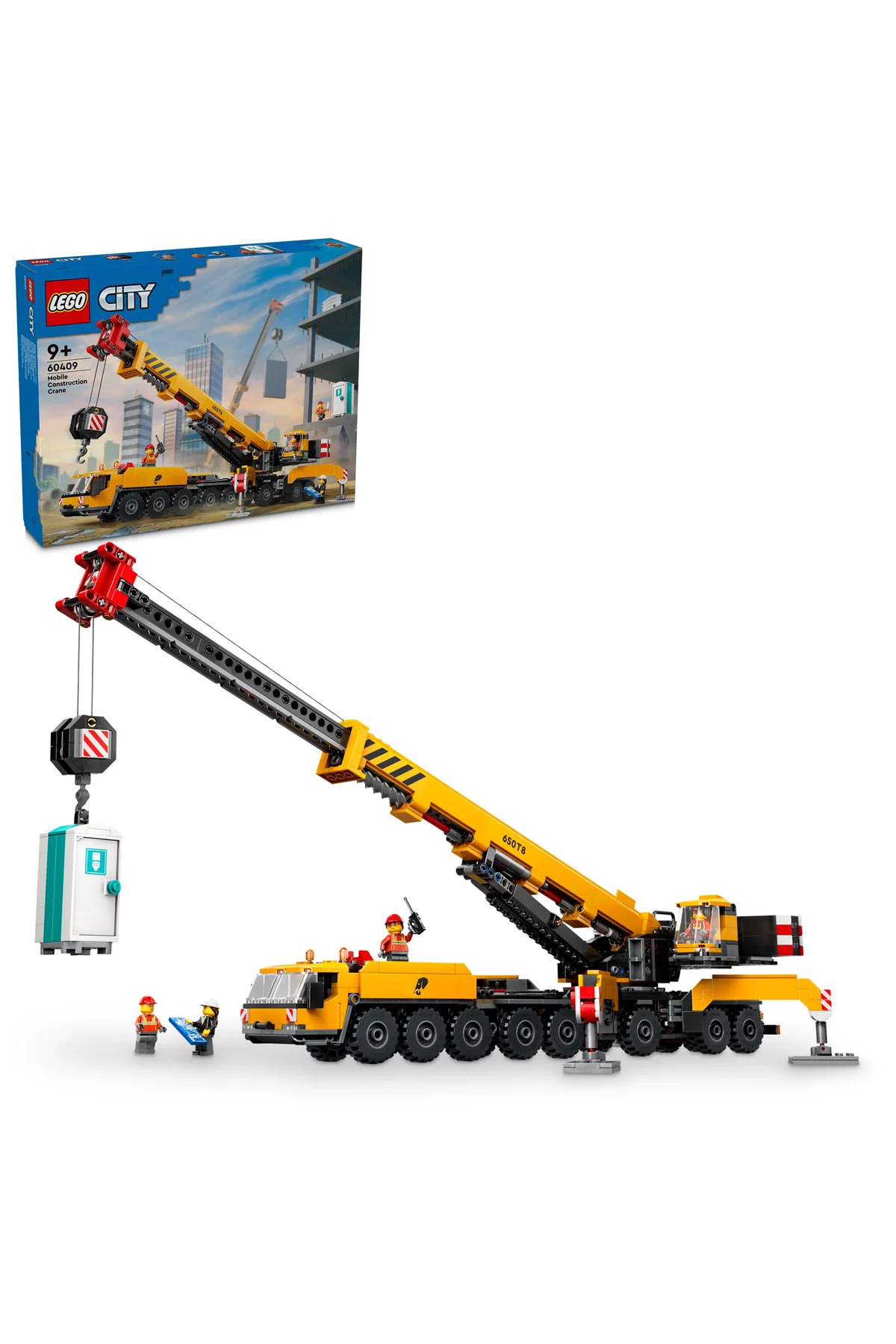 لگو سیتی مدل جرثقیل متحرک زرد ست خلاقانه کد 60409 (1116 قطعه)