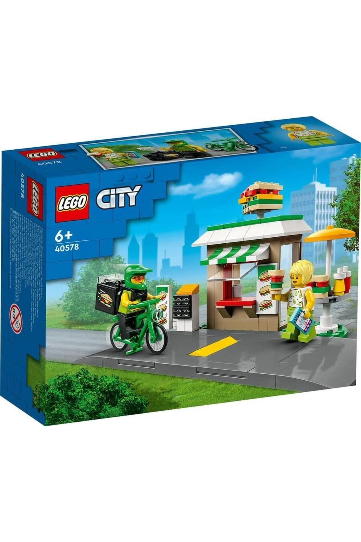 لگو سیتی مدل ساندویچ‌شاپ کد 40578
