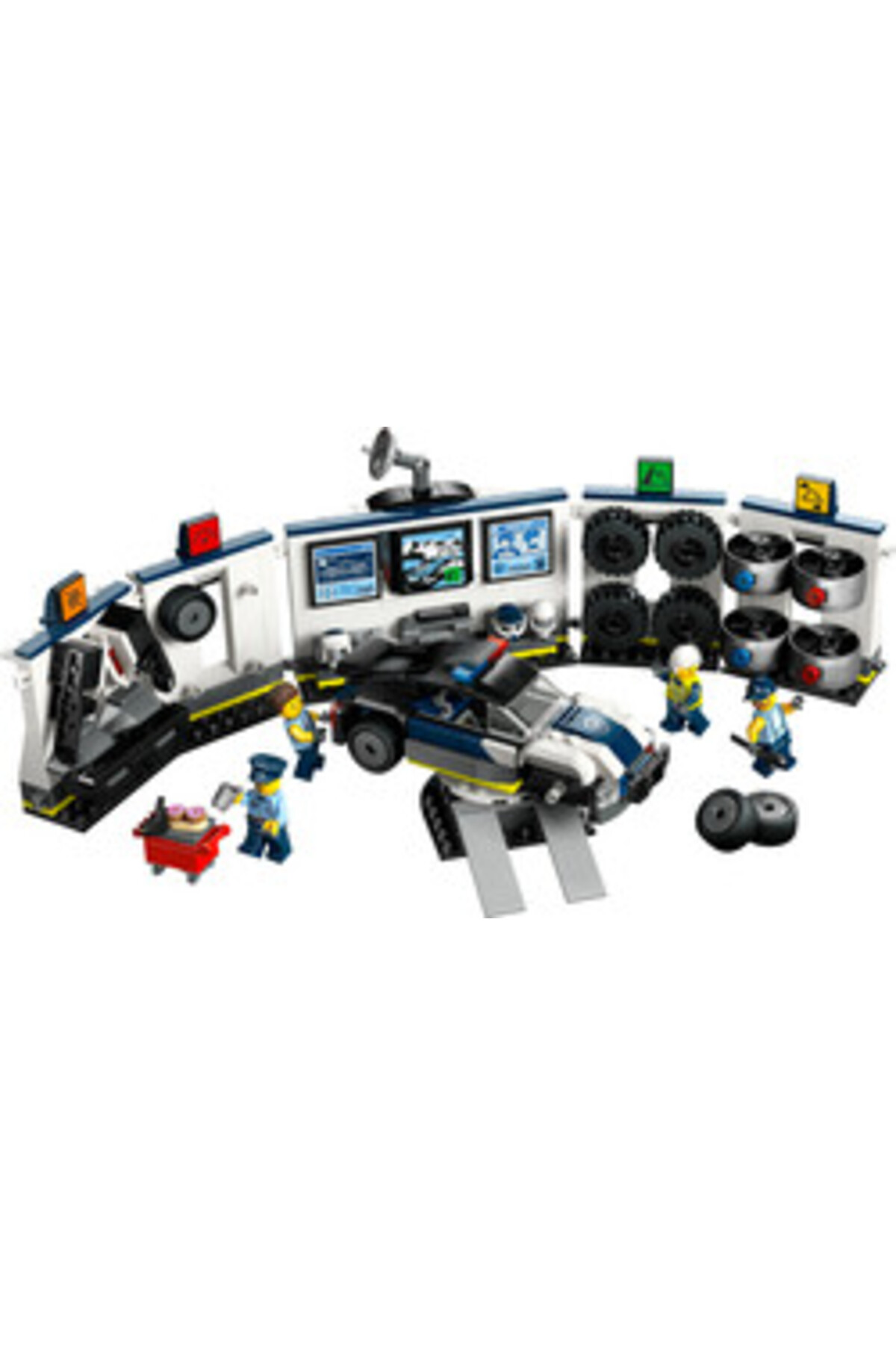 لگو سیتی مدل گاراژ ویژه خودروی پلیس کد 60457