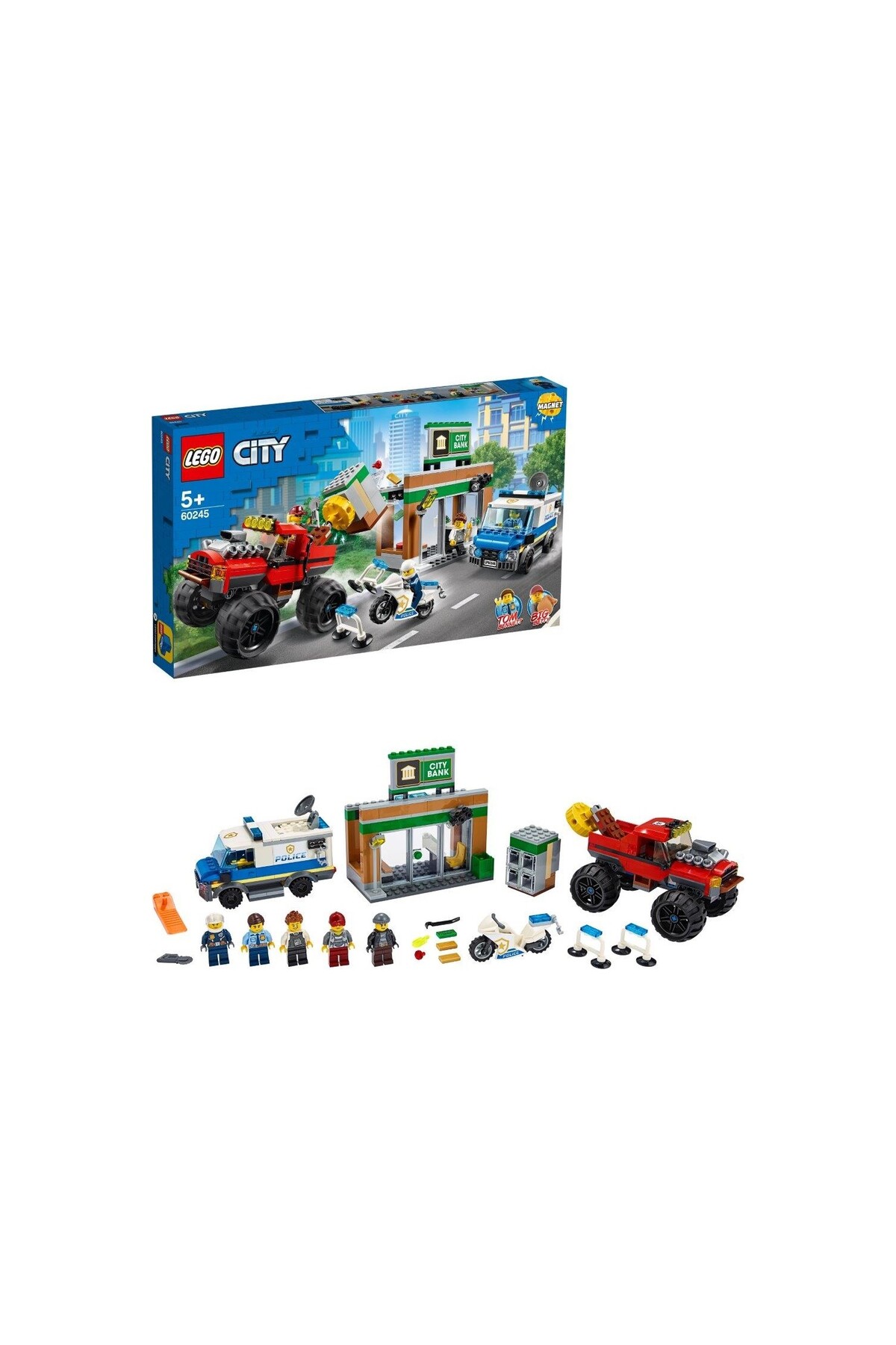 لگو سیتی مدل سرقت کامیون هیولا کد 60245