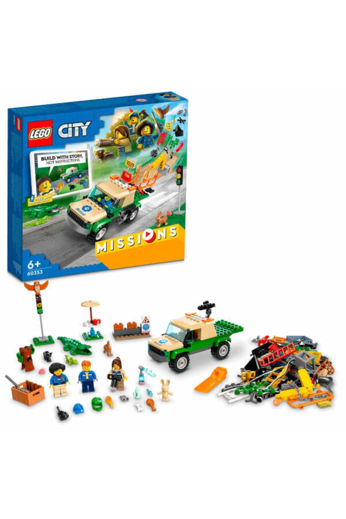 لگو سیتی مدل مأموریت نجات حیوانات وحشی کد 60353