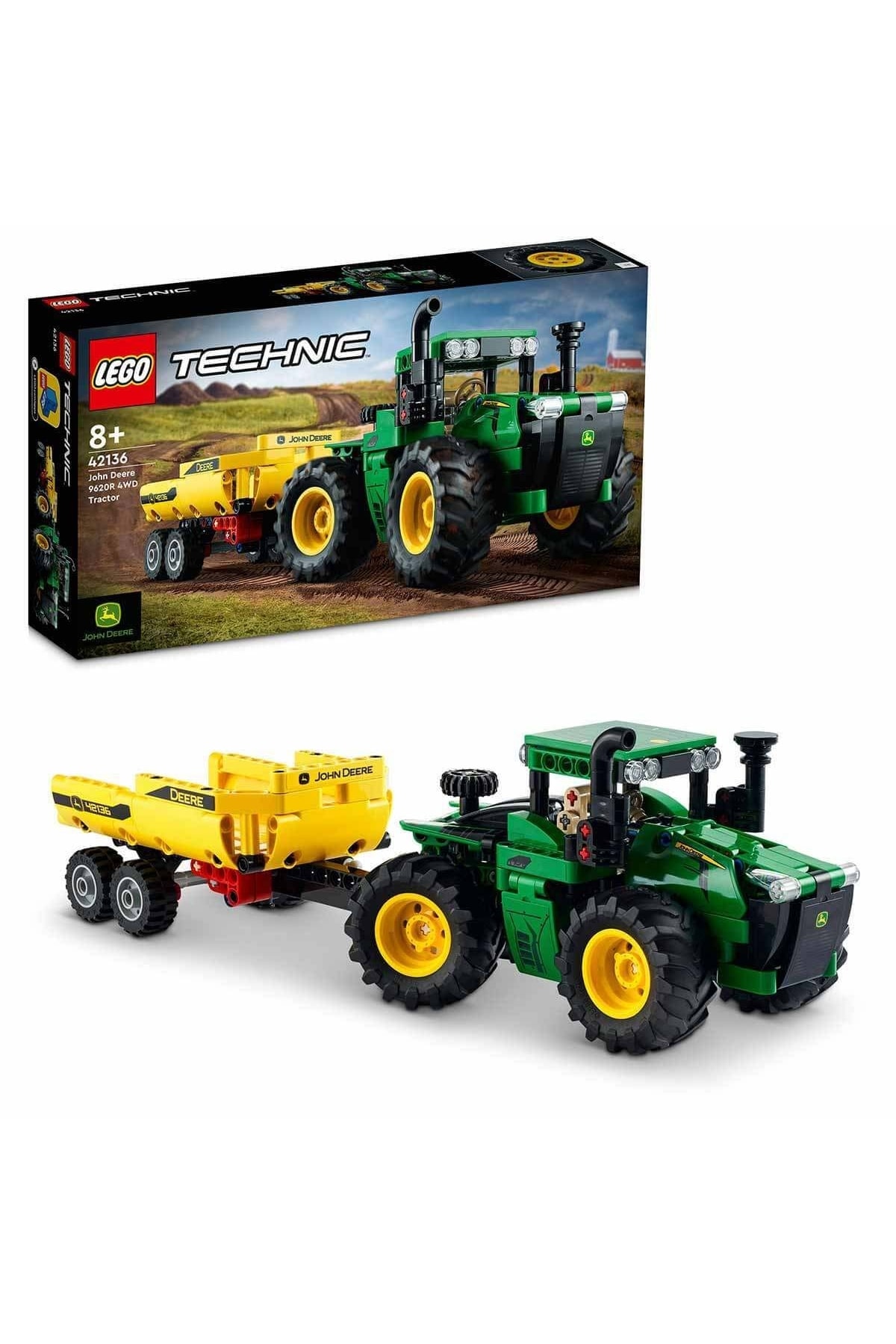 لگو تکنیک مدل تراکتور John Deere 9620R 4WD کد 42136