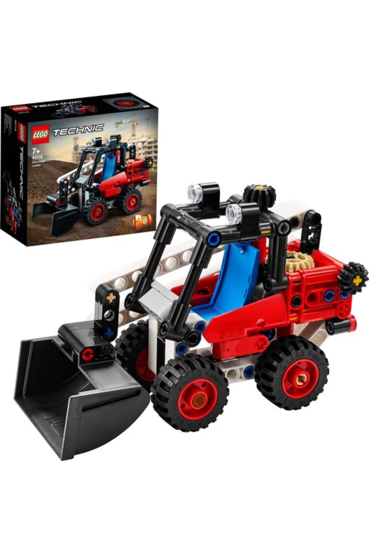 لگو تکنیک مدل لودر اسکید کد 42116 (قطعه139)