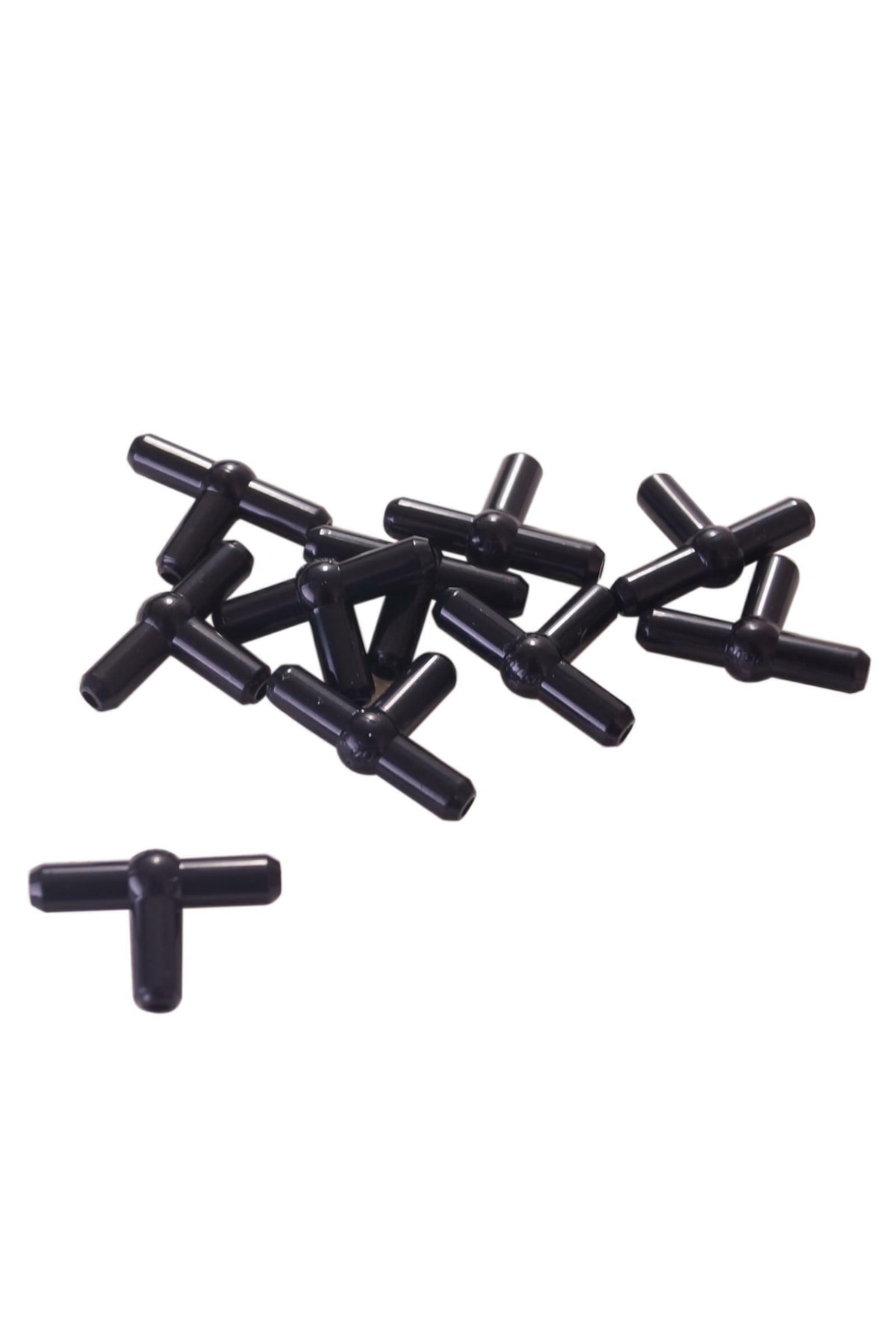 لگو تکنیک مدل قطعه اتصال T‑Bar پنوماتیک مشکی (2 عدد)