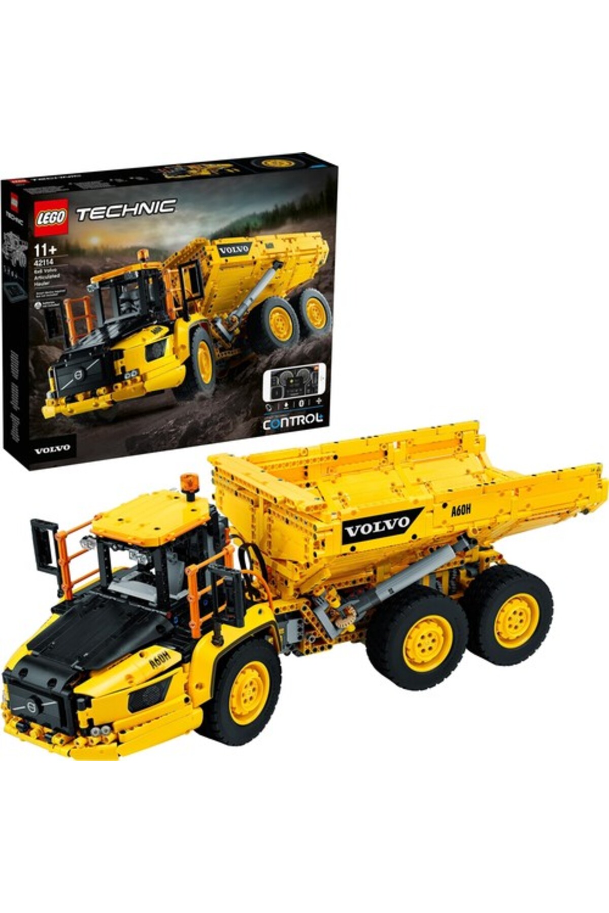 لگو تکنیک مدل کامیون مفصلی ولوو 6x6 کد 42114