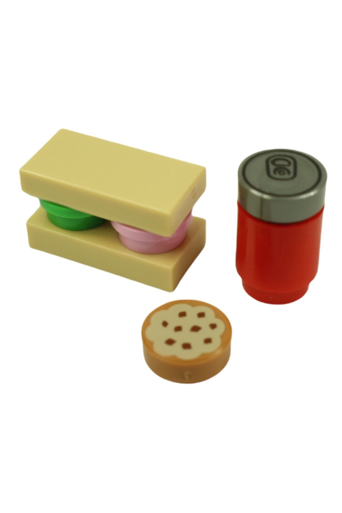 لگو سیتی مدل لوازم جانبی مینی‌فیگ (ساندویچ، نوشابه، کوکی) (7 قطعه)